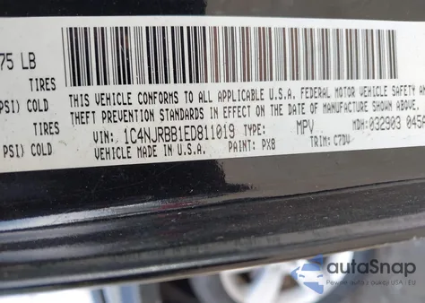 2014 Jeep Patriot Sport из США, поврежденный, VIN 1C4NJRBB1ED811019